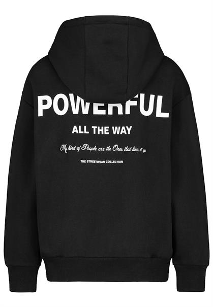 Sweatshirt mit Backprint black