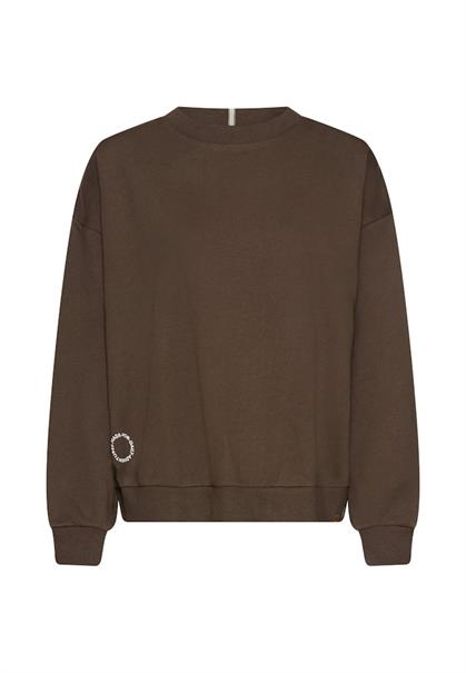 Sweatshirt mit Backprint brown
