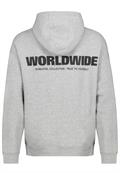 Sweatshirt mit Backprint grey melange standard 1