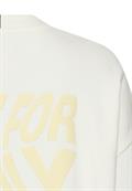 Sweatshirt mit Backprint milkwhite