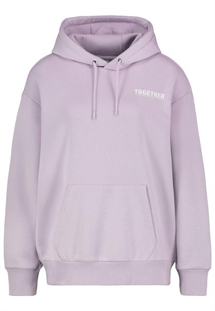 Sweatshirt mit Backprint orchid lavender