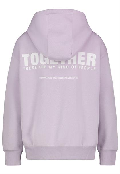 Sweatshirt mit Backprint orchid lavender