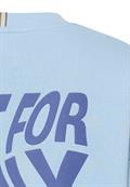 Sweatshirt mit Backprint soft blue