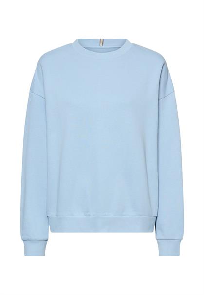 Sweatshirt mit Backprint soft blue
