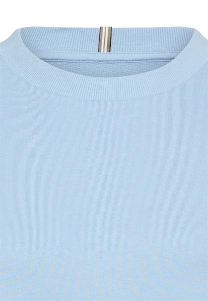 Sweatshirt mit Backprint soft blue