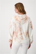 Sweatshirt mit Blumenmuster peach nectar gemustert