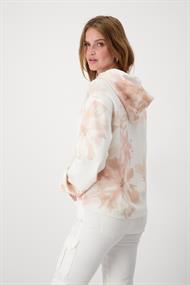 Sweatshirt mit Blumenmuster peach nectar gemustert