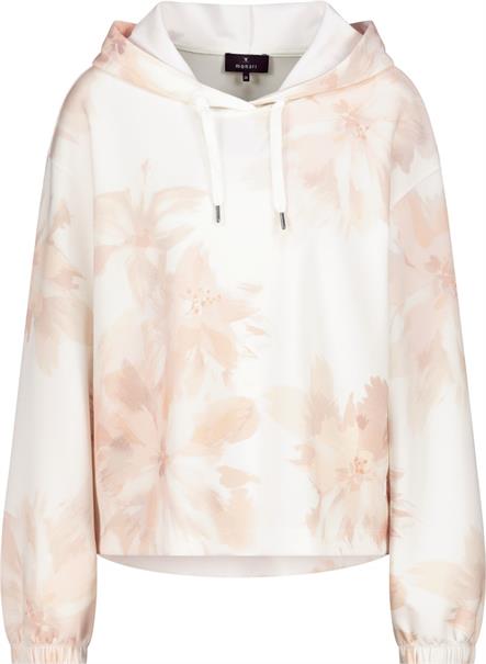 Sweatshirt mit Blumenmuster peach nectar gemustert