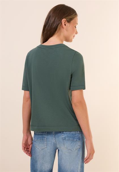 Sweatshirt mit Brusttasche dark balmy khaki