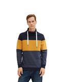 Sweatshirt mit Colour Blocking flame brown