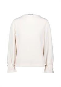 Sweatshirt mit Glitzerknopf eggnog