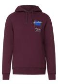 Sweatshirt mit Kapuze burgundy red