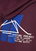 Sweatshirt mit Kapuze burgundy red