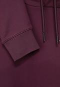 Sweatshirt mit Kapuze burgundy red
