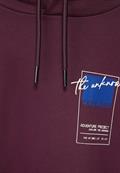 Sweatshirt mit Kapuze burgundy red