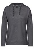 Sweatshirt mit Kapuze charcoal grey melange