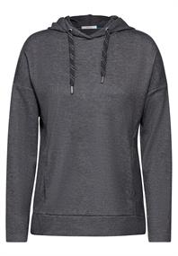 Sweatshirt mit Kapuze charcoal grey melange