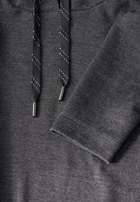 Sweatshirt mit Kapuze charcoal grey melange