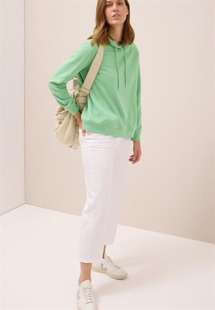 Sweatshirt mit Kapuze fennel green