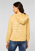 Sweatshirt mit Kapuze light sunset yellow