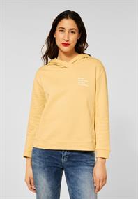 Sweatshirt mit Kapuze light sunset yellow