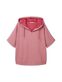 Sweatshirt mit Kapuze nouveau pink