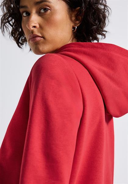 Sweatshirt mit Kapuze racing red