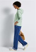 Sweatshirt mit Kapuze serene green