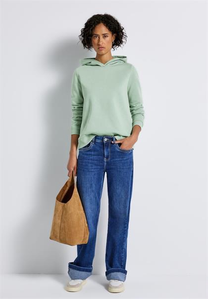 Sweatshirt mit Kapuze serene green