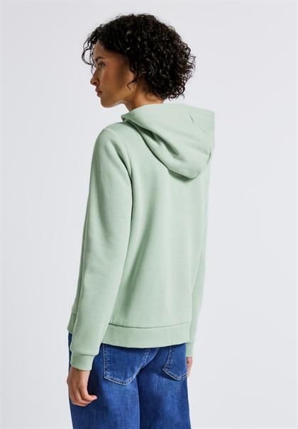 Sweatshirt mit Kapuze serene green