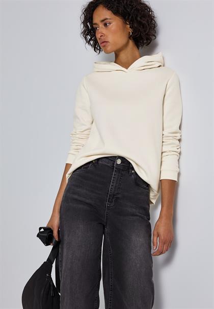 Sweatshirt mit Kapuze soft beige