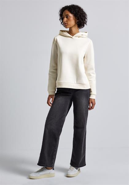 Sweatshirt mit Kapuze soft beige