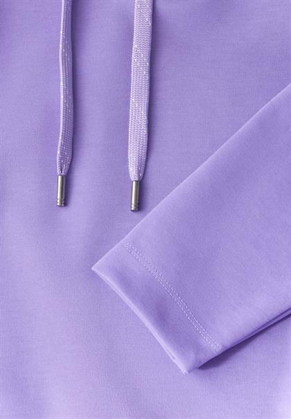 Sweatshirt mit Kapuze wild lilac