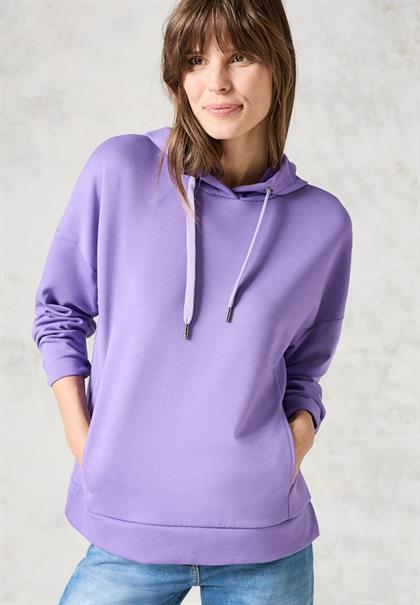 Sweatshirt mit Kapuze wild lilac