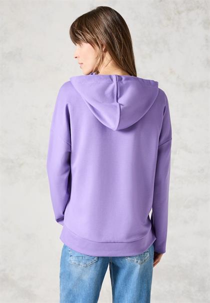 Sweatshirt mit Kapuze wild lilac