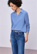 Sweatshirt mit Kragen bonnet blue