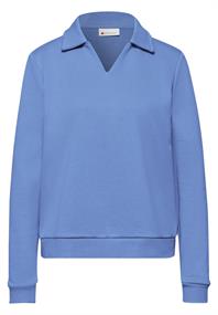 Sweatshirt mit Kragen bonnet blue