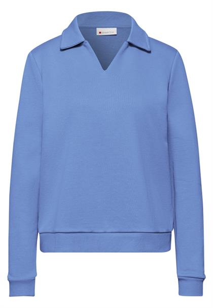 Sweatshirt mit Kragen bonnet blue