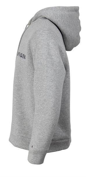 Sweatshirt mit Label-Stitching grau