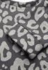 Sweatshirt mit Leo-Muster echo grey mel.