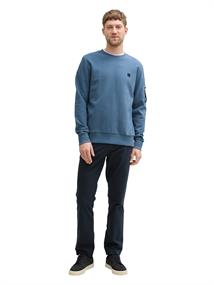 Sweatshirt mit Logo-Badge mystical blue