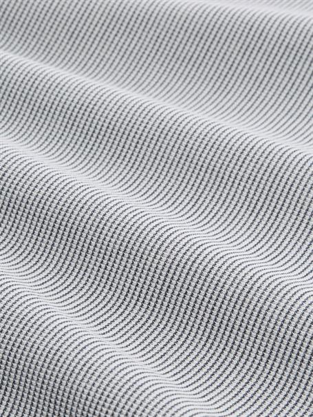 Sweatshirt mit Logo-Badge offwhite navy stripe structure