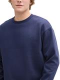 Sweatshirt mit Logo-Print dark blueberry