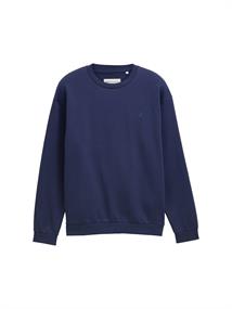 Sweatshirt mit Logo-Print dark blueberry