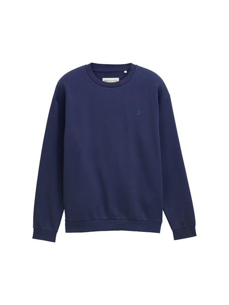 Sweatshirt mit Logo-Print dark blueberry