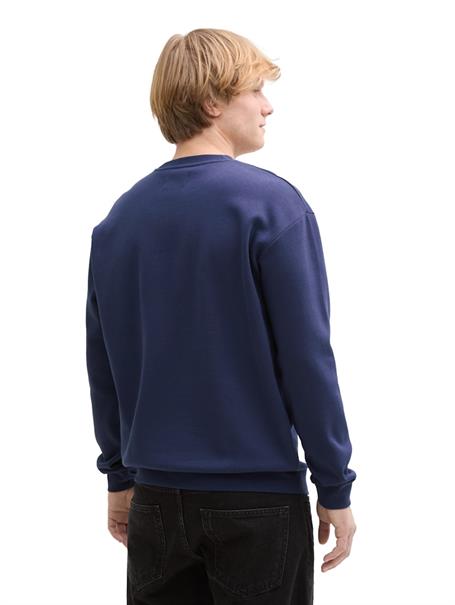 Sweatshirt mit Logo-Print dark blueberry