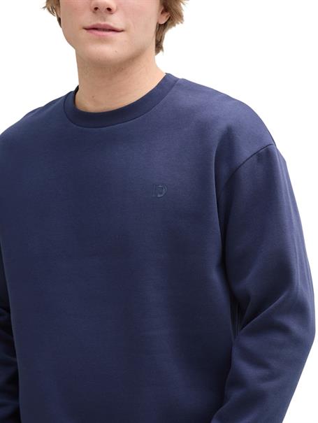 Sweatshirt mit Logo-Print dark blueberry