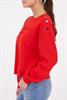 Sweatshirt mit Prägeschrift chilli pepper