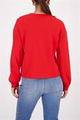 Sweatshirt mit Prägeschrift chilli pepper