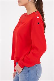 Sweatshirt mit Prägeschrift chilli pepper